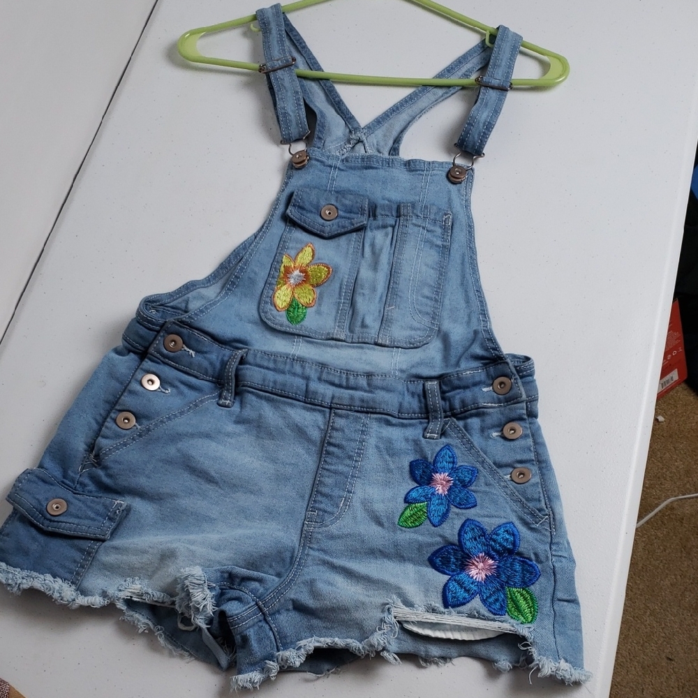No Boundaries Blue and Yellow Overalls for Everyday Style
